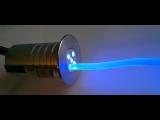 Side-Glow Fibre Optic Projector illuminating cable